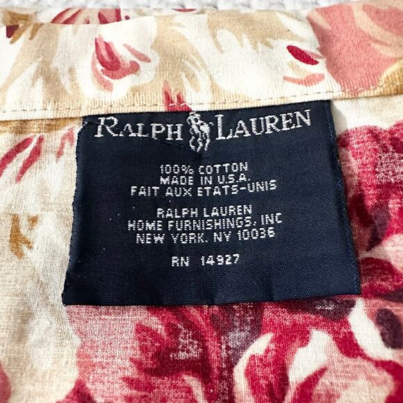 Ralph Lauren Vintage Constance Floral 3 Large Pieces Fabric Scrap Repurpose Read - Picture 4 of 6